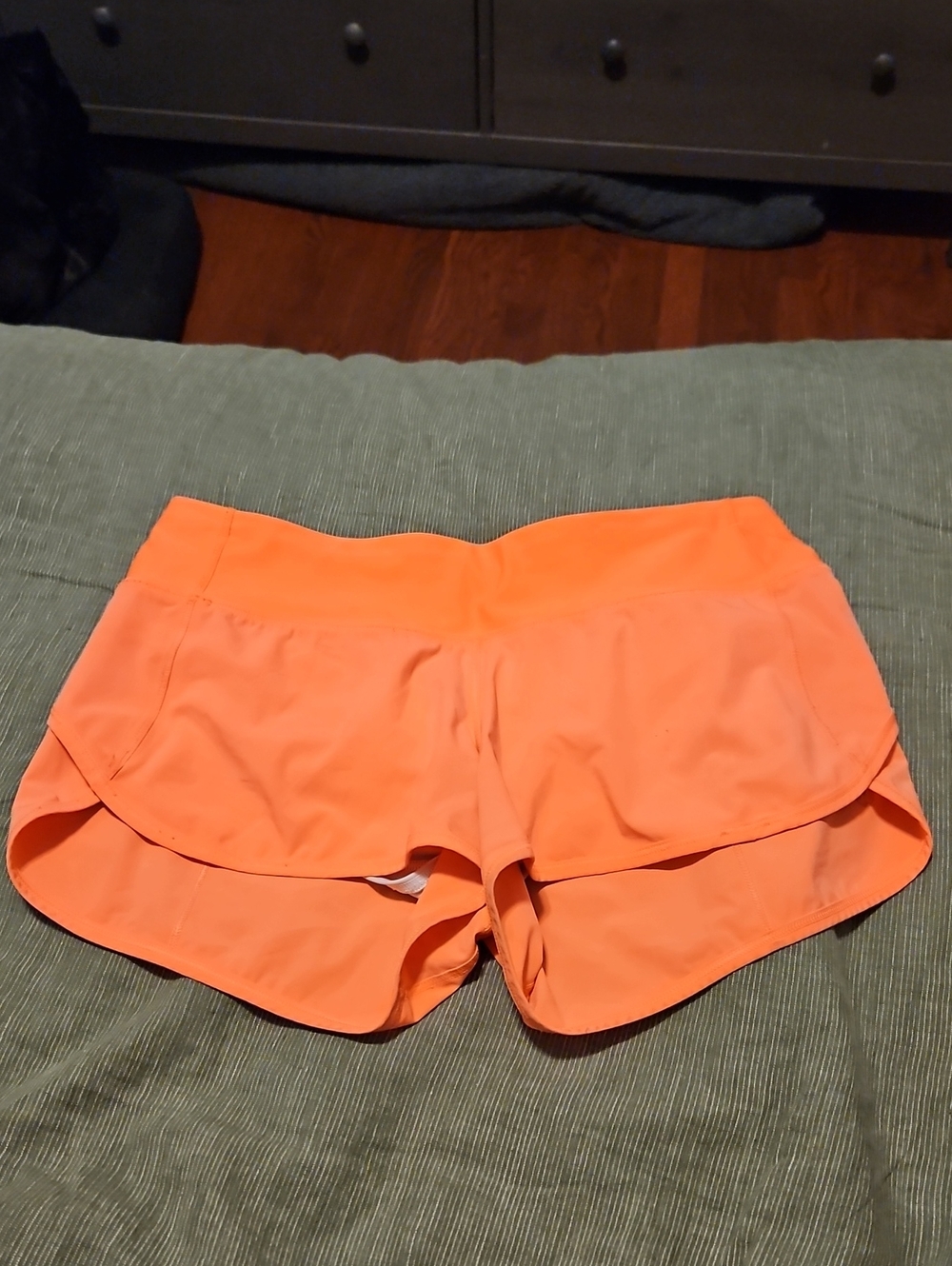 lululemon athletica Neon Coral Athletic Shorts